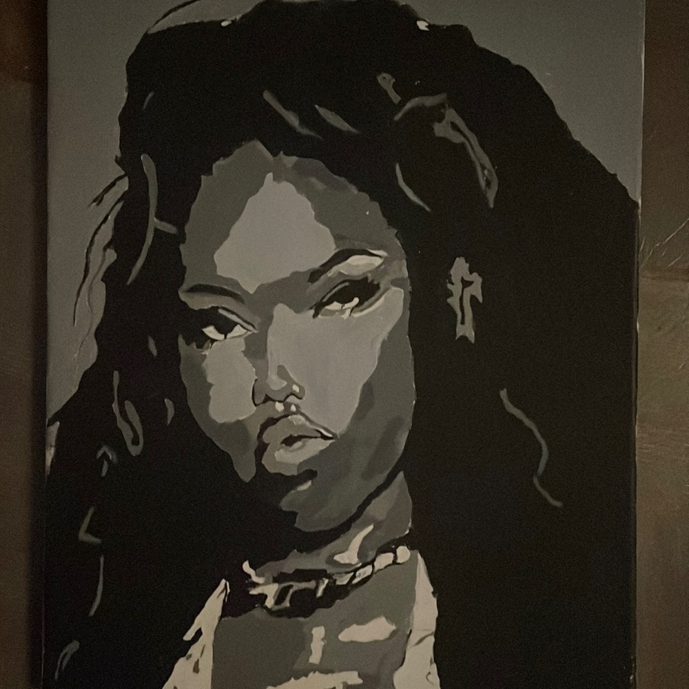 A girl looking